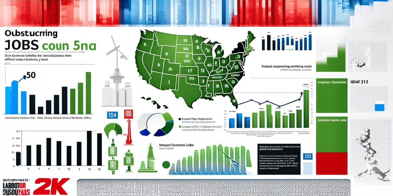 Which best describes the effect of outsourcing on the labor market in the united states